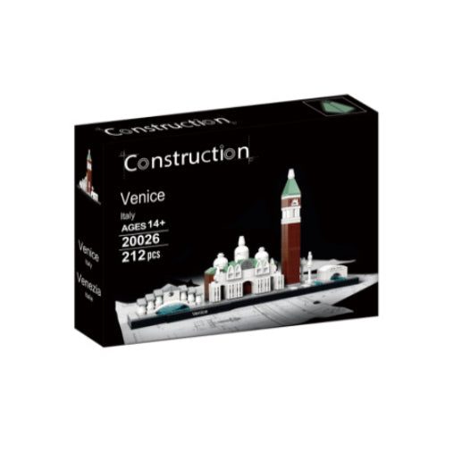 Architecture Paris Dubai London Sydney Chicago Shanghai Building Blocks Kit Bricks Classic City Model Kid Toys For Children Gift