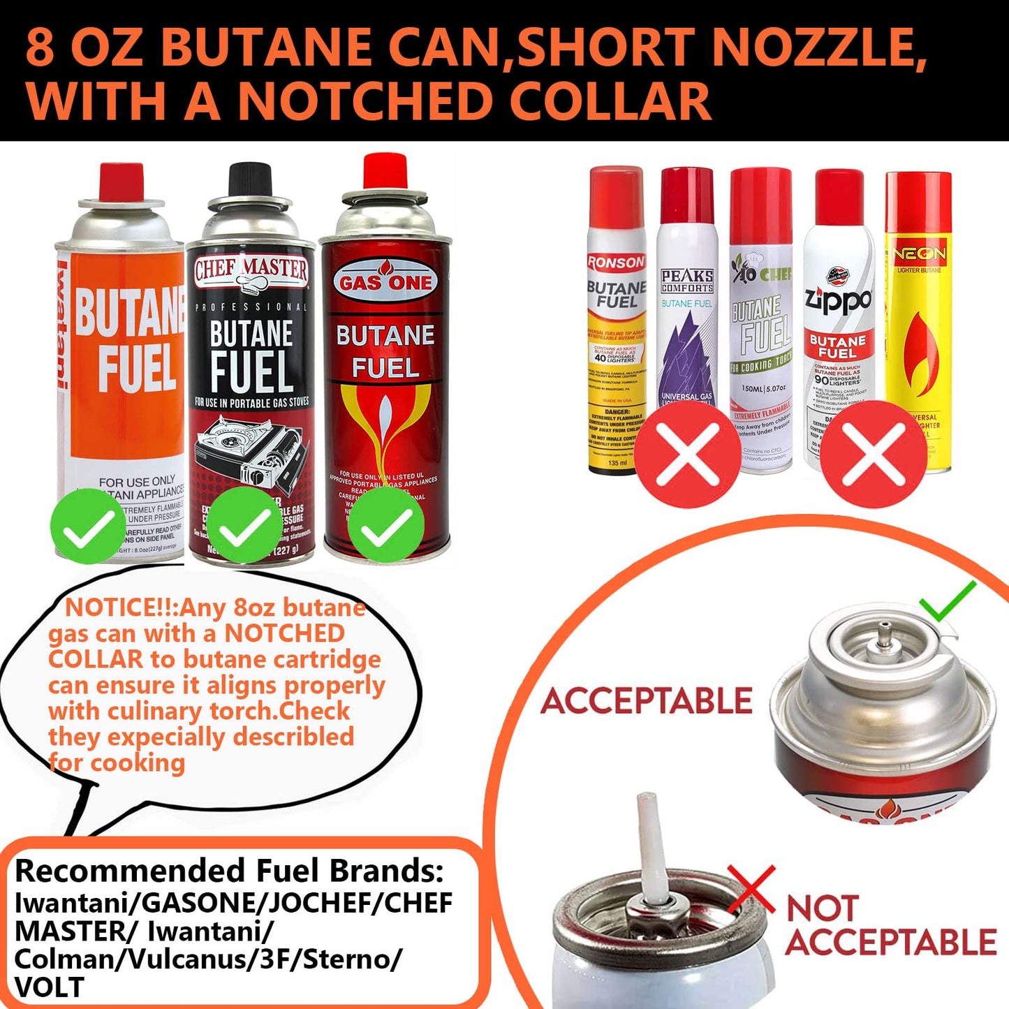 Professional Butane Kitchen Torch